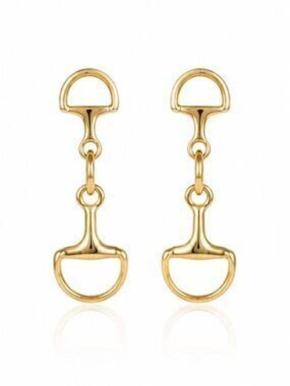 Gold Tone Drop Earrings